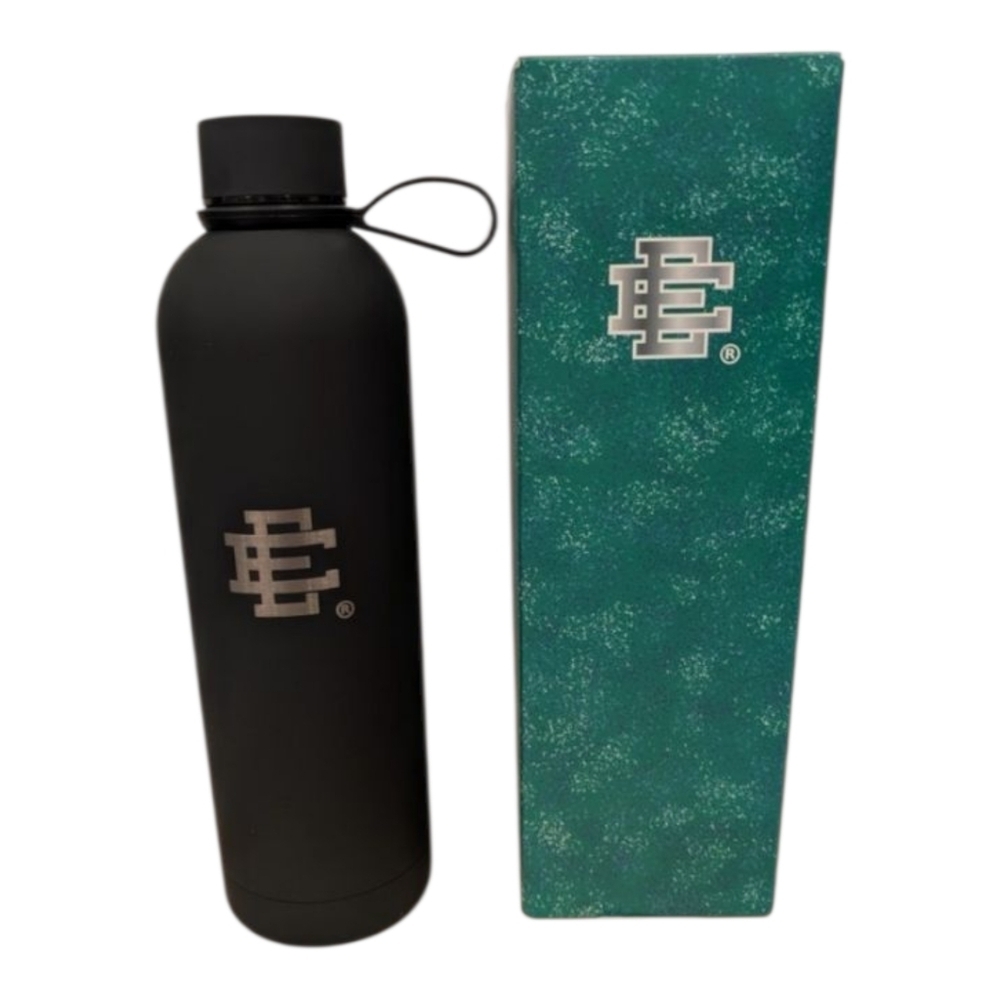 Eric Emanuel Black Water Bottle with Logo
